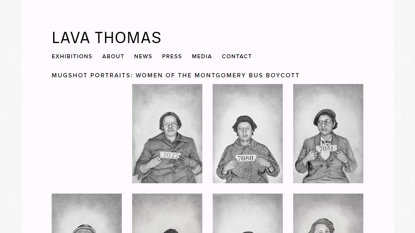 MUGSHOT PORTRAITS: WOMEN OF THE MONTGOMERY BUS BOYCOTT